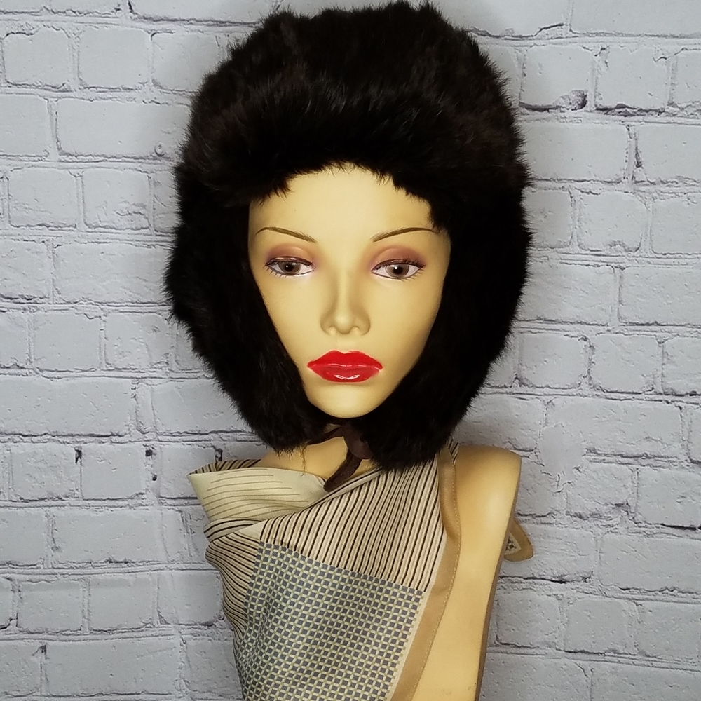 Authentic Russian Trapper Fur Hat Ushanka Fur